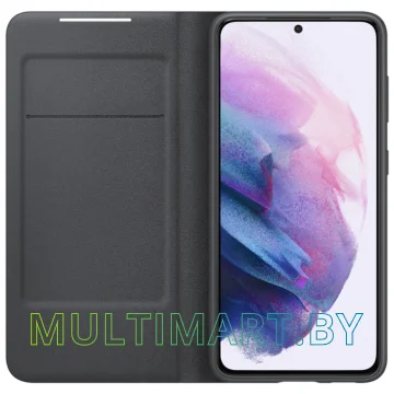 Чехол Samsung Smart LED View Cover для Galaxy S21 (черный) картинка 3